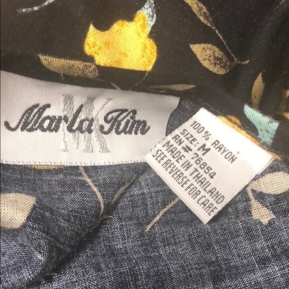 Marla Kim Floral Dress‎ Size Medium - Picture 3 of 3